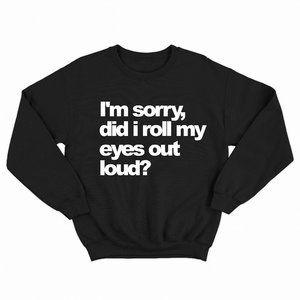 Crew Neck Graphic Sweatshirt